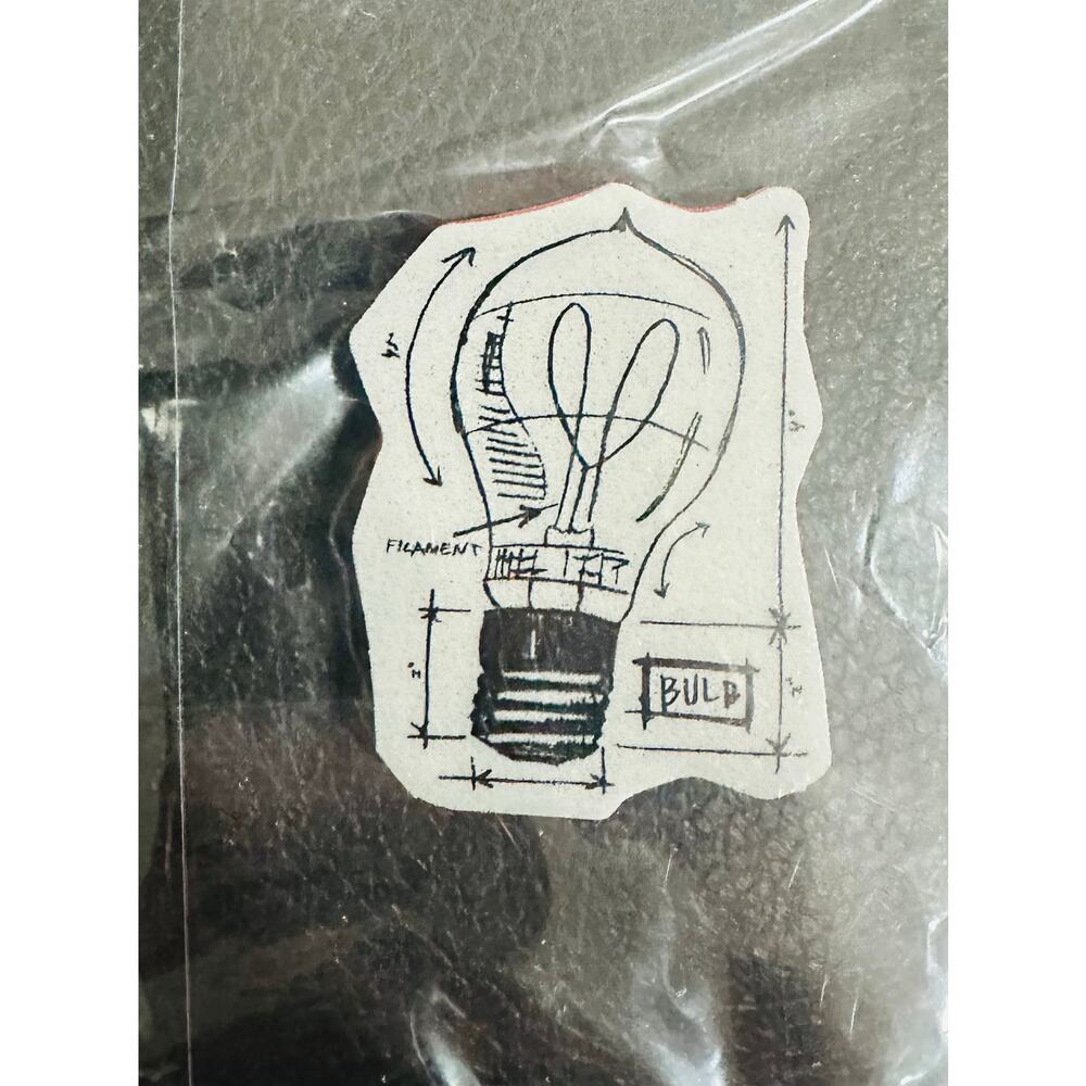 Rubber Stamp- Light Bulb- 1 pc